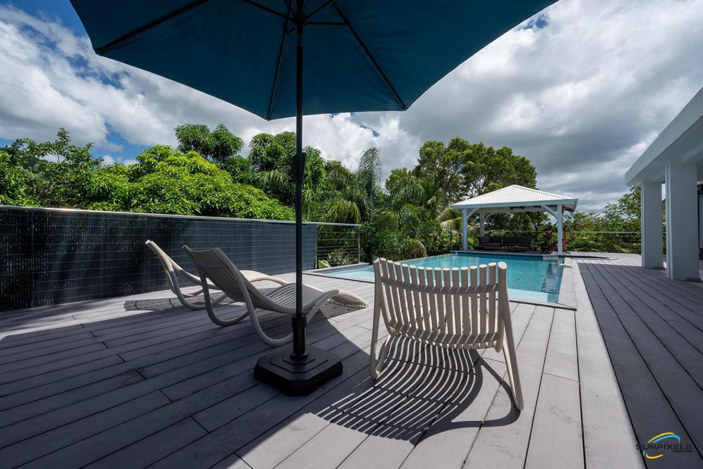 Villa Palm Diamond Jacuzzi & Piscine Prives Le Diamant Exterior foto
